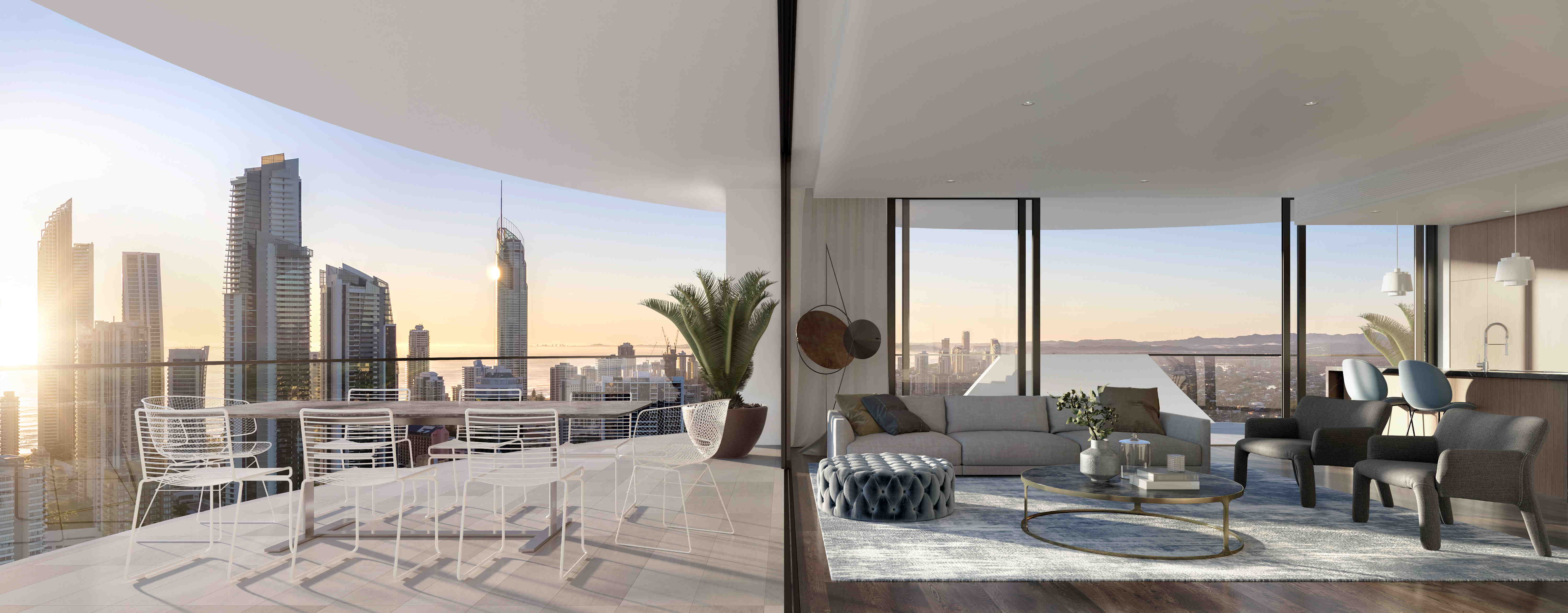 Real Estate | Gold Coast | Chevron Realty | Interior Balcony Section Avant Garde